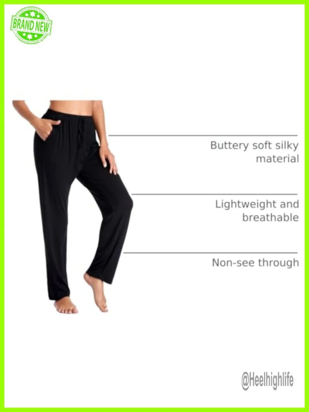 Women's Yoga Pants Soft Comfy Stretch Loose Straight Casual Athletic Running